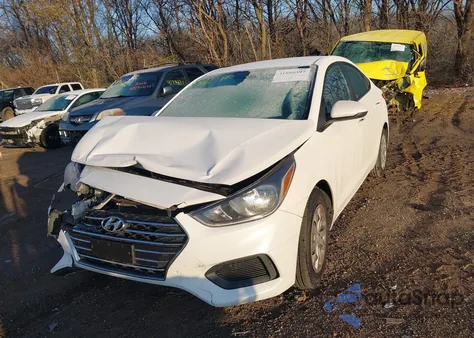 2020 Hyundai Accent Se из США, поврежденный, VIN 3KPC24A63LE106097